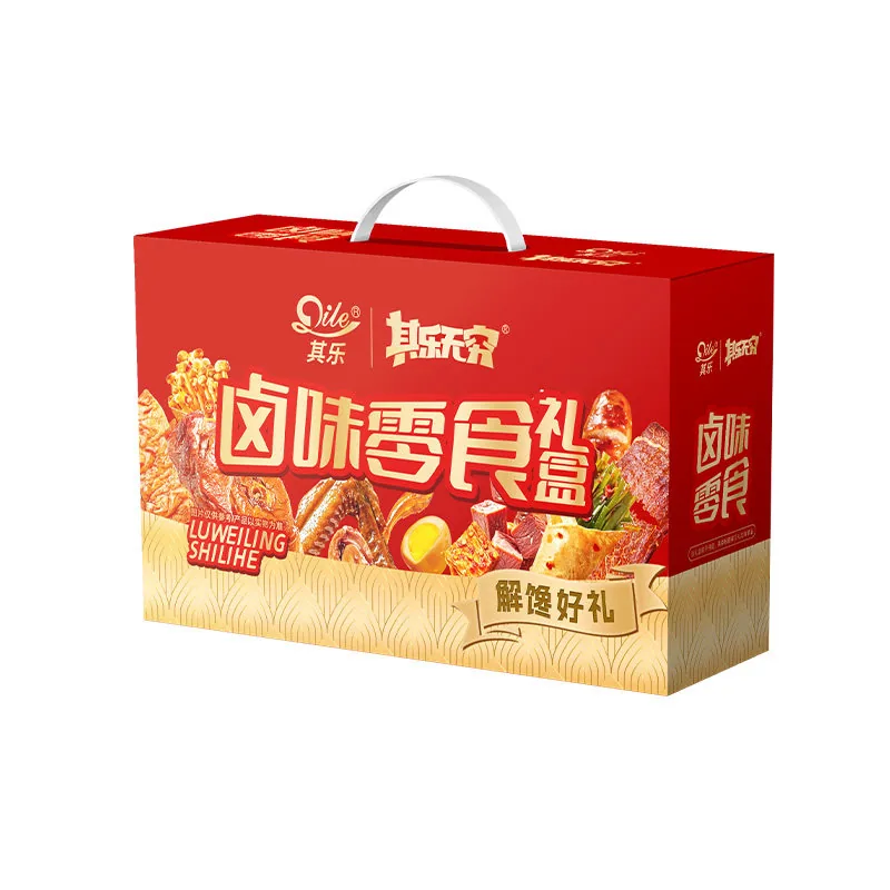其乐卤味豆卷素肉年货礼盒装（细节图 2）