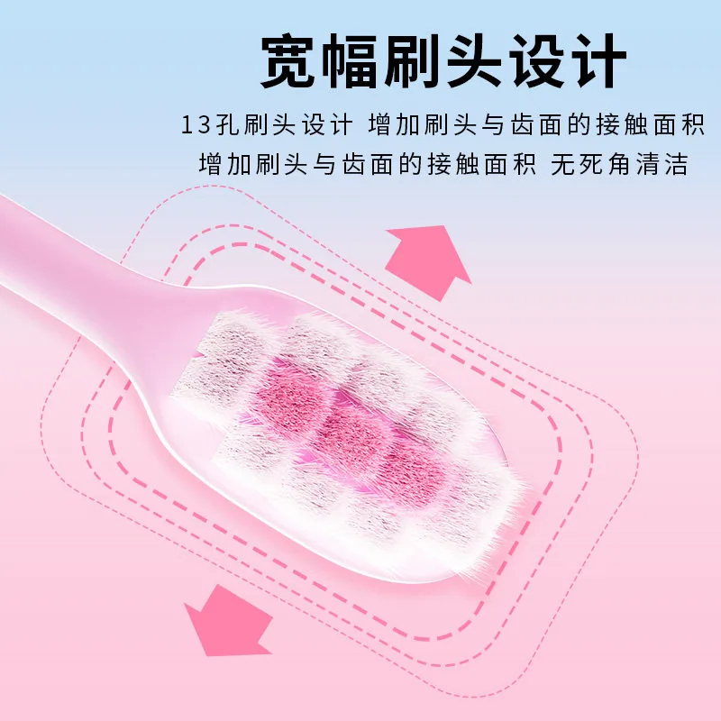 沐暄樱花软毛牙刷3支装