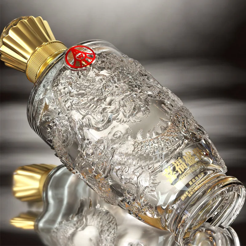 五粮液喜福盛世52度浓香白酒500ml两瓶礼盒（细节图 2）