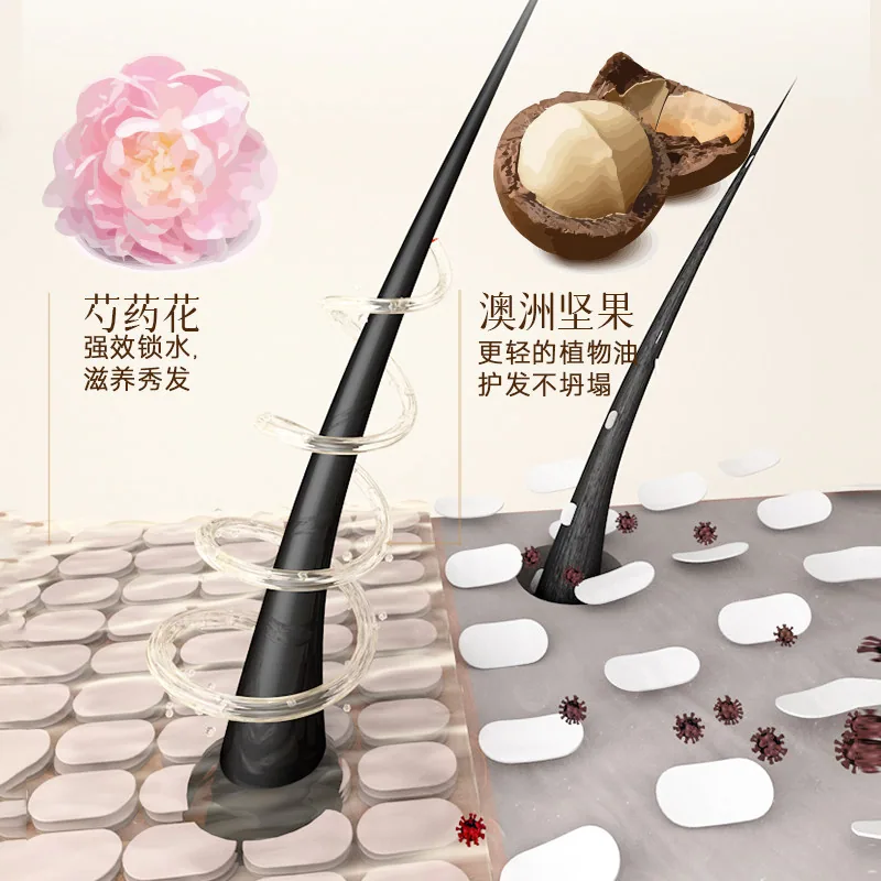 琴叶補之林芍药烫染专用护发素300g瓶装（细节图 2）