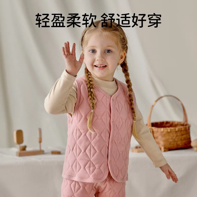 欧孕儿童校服马甲冬季加厚摇粒绒内胆（细节图 1）