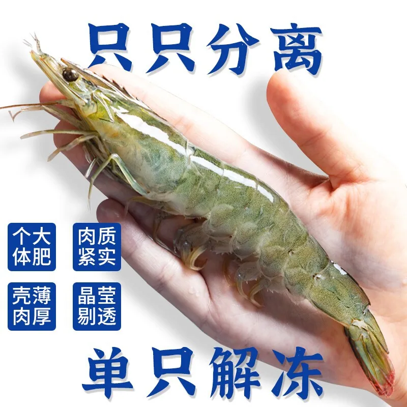 青岛大虾对虾净重2.8斤包装图（细节图 2）
