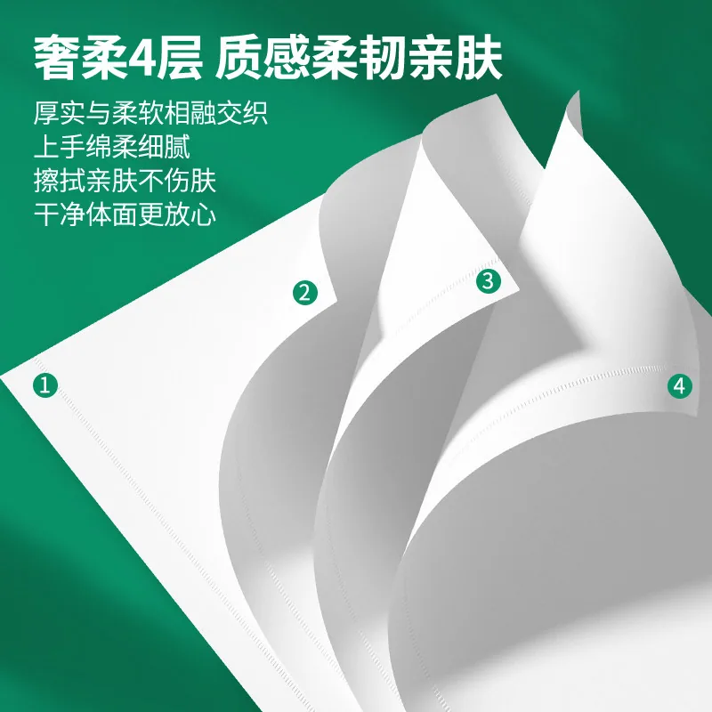 森宝抽纸80抽4层加厚24包整箱装（细节图 2）