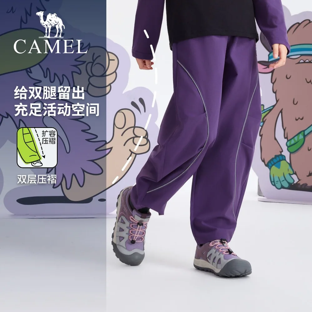 骆驼童装儿童弯刀裤休闲户外运动裤（细节图 1）