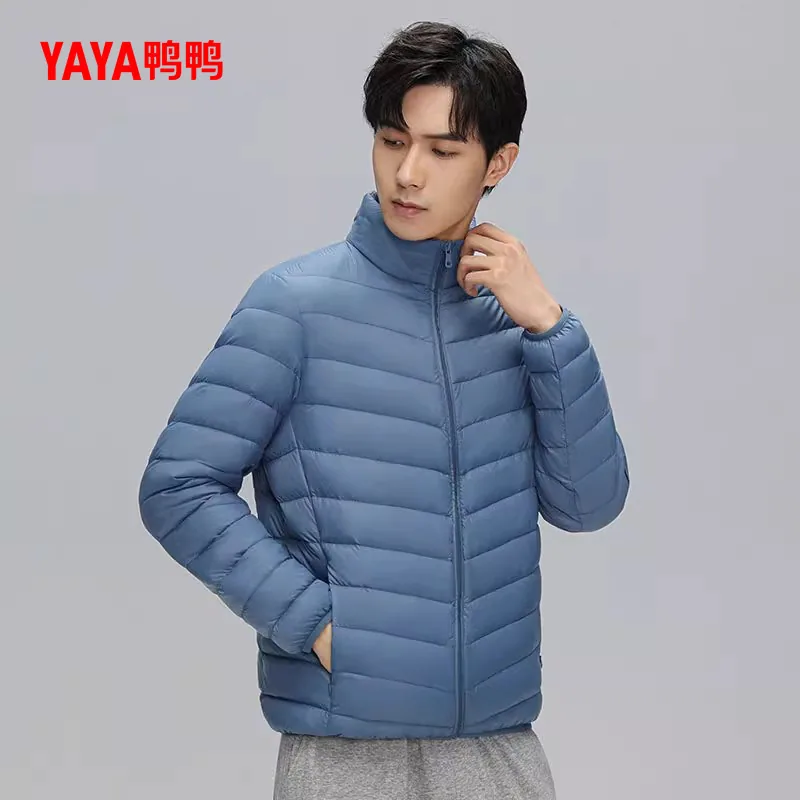 鸭鸭立领排骨男士羽绒服短款（细节图 2）
