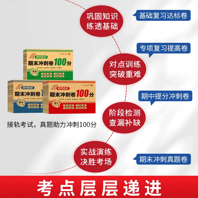 黄冈密卷期末冲刺单册