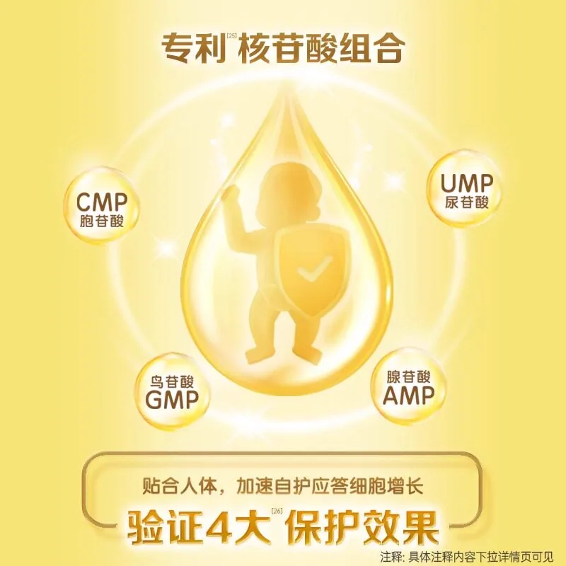 伊利金领冠悠滋小羊3段奶粉700g六罐装（细节图 2）