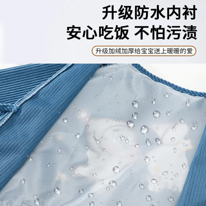萌森鸭儿童防水围兜罩衣