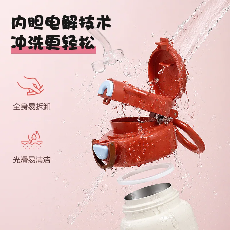 贝亲儿童316L不锈钢保温杯600ml主图（细节图 1）