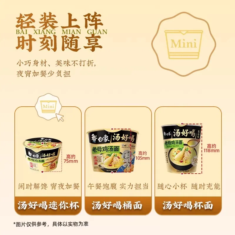 白象mini杯汤好喝
