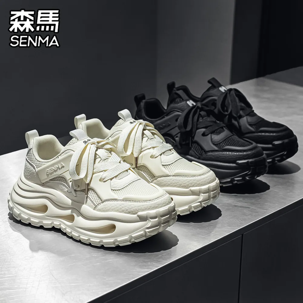 森马2026新款秋冬休闲鞋白色厚底款（细节图 2）