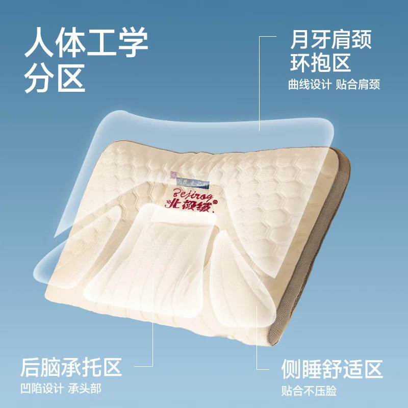 北极绒家纺护颈低枕单只款慢回弹枕头（细节图 1）