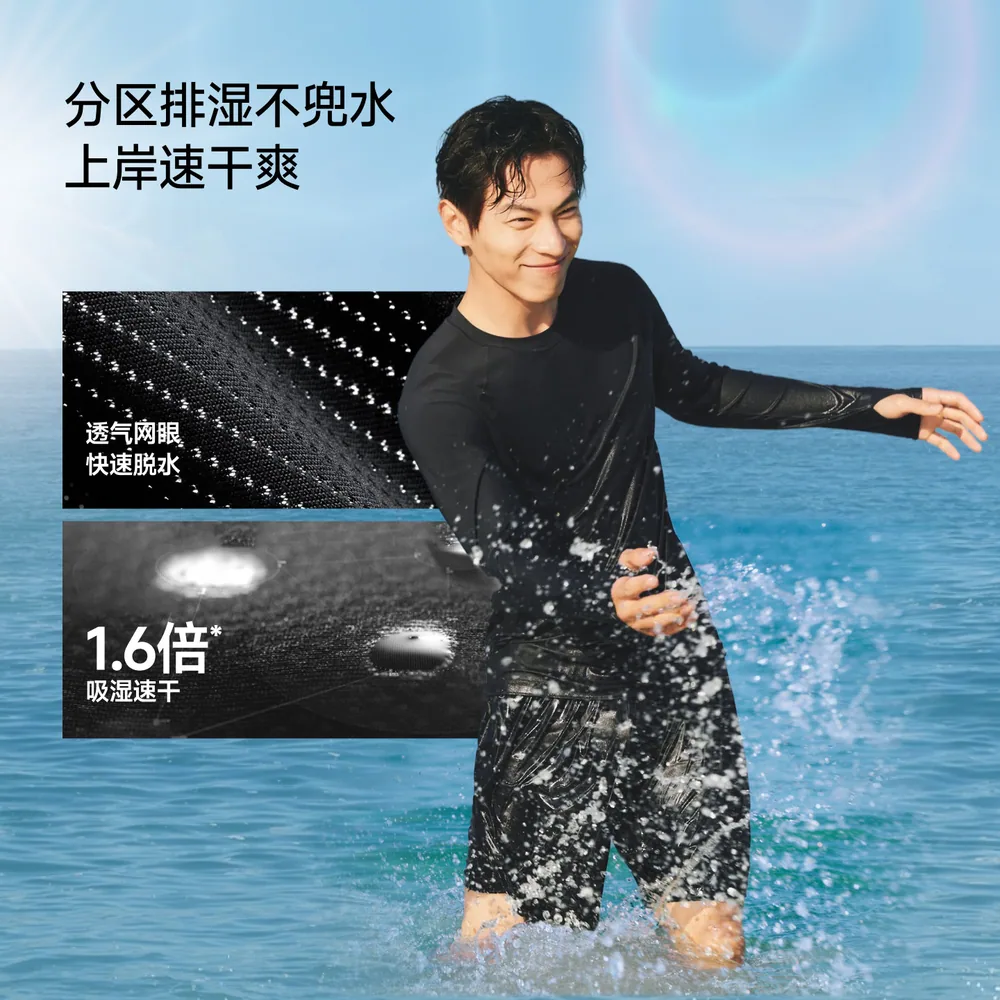 蕉下泳衣泳裤男套装长袖防晒款（细节图 1）