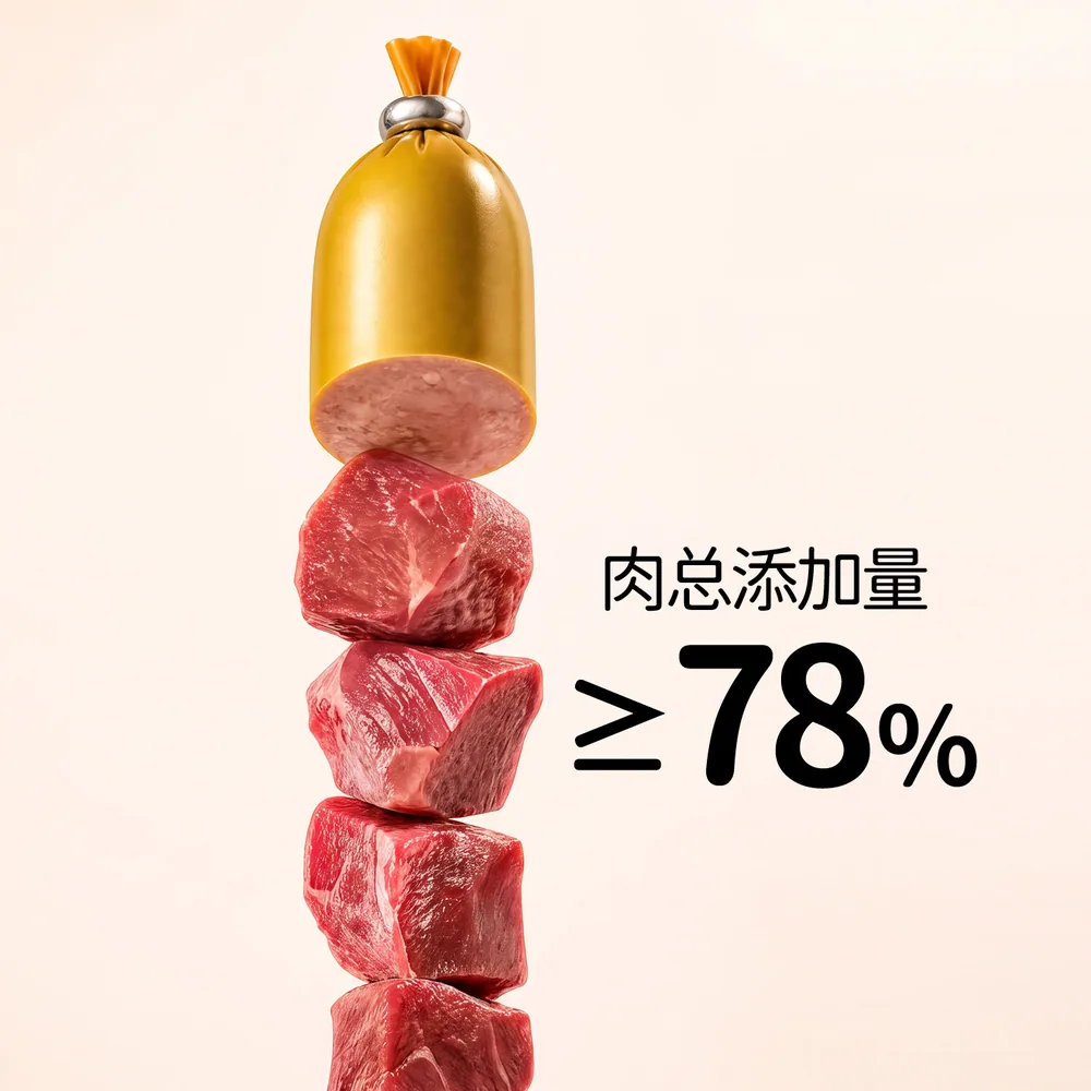 天然世家牛肉肠160gX2两袋装（细节图 1）