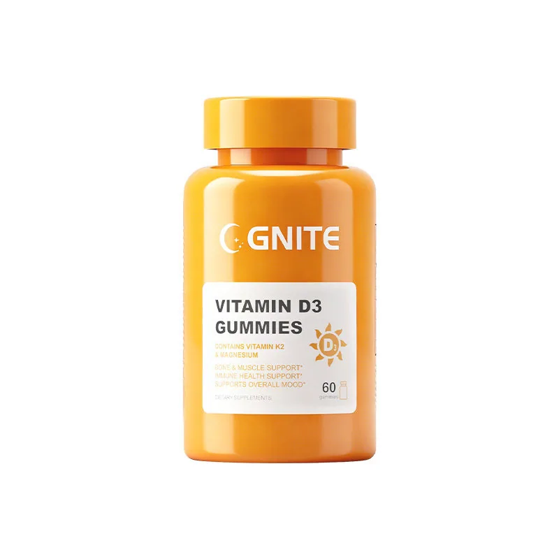 GNITE维D3K2镁三合一软糖阳光瓶装