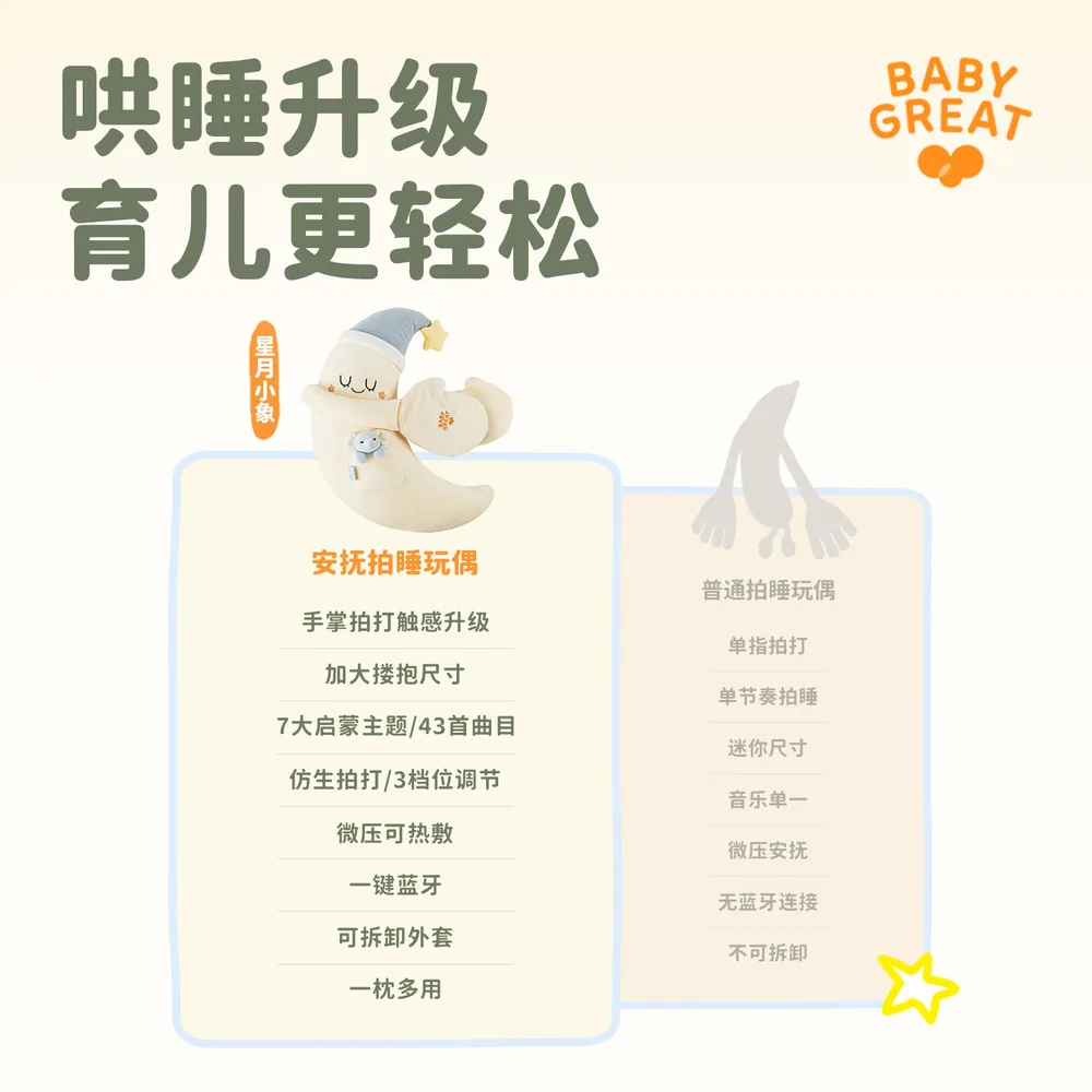 babygreat月嫂抱抱枕拍打哄睡神器（细节图 1）