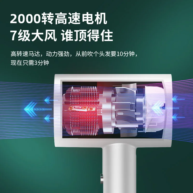 曼吉斯家用宿舍护发电吹风机750w小功率（细节图 2）