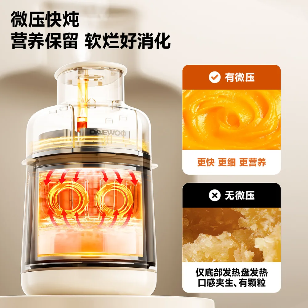 大宇全自动蒸搅辅食机全钢3代款（细节图 2）
