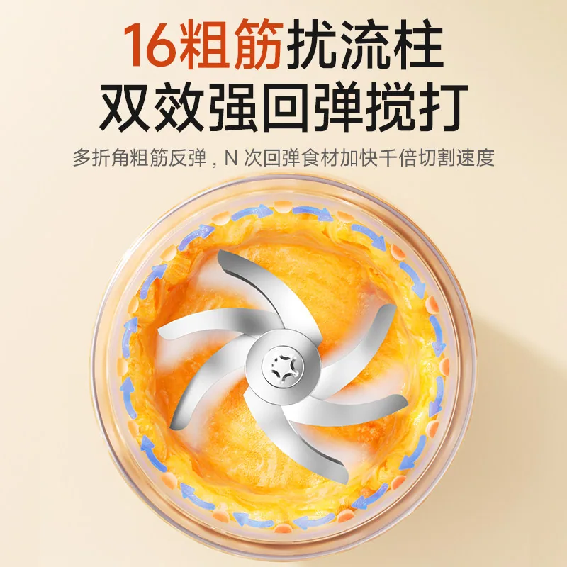 大宇宝宝辅食机316L全钢款单杯8叶刀（细节图 2）