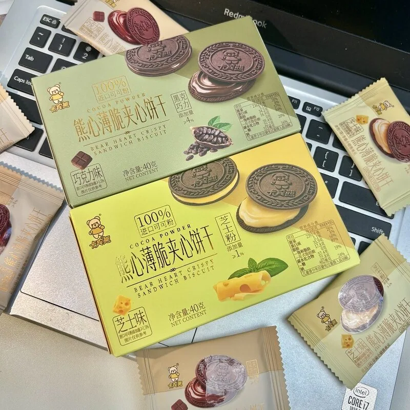 卡宾熊薄脆夹心饼干40g×10袋独立包装（细节图 2）