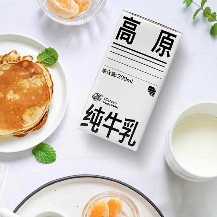 庄园牧场高原纯牛奶200ml×20盒整箱（细节图 1）