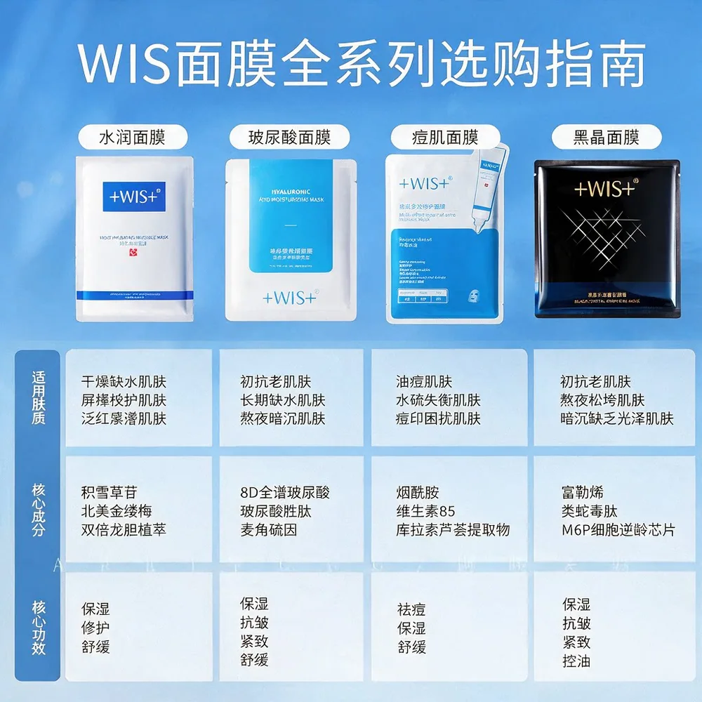 WIS面膜舒缓修护补水保湿