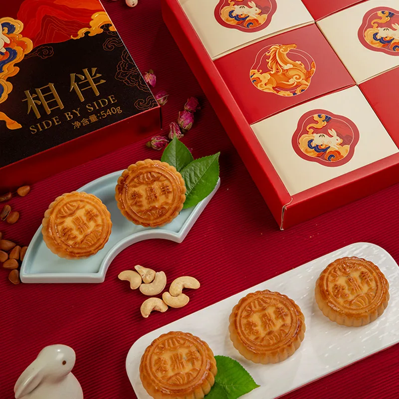 老鼎丰月饼礼盒540g 9饼6味（细节图 2）