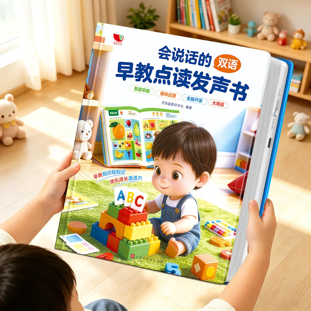 孩悦会说话的早教有声书充电款