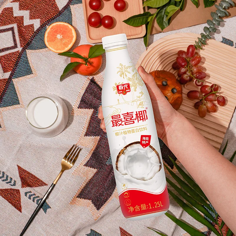 春光食品最喜椰椰汁椰奶1.25L瓶装（细节图 2）