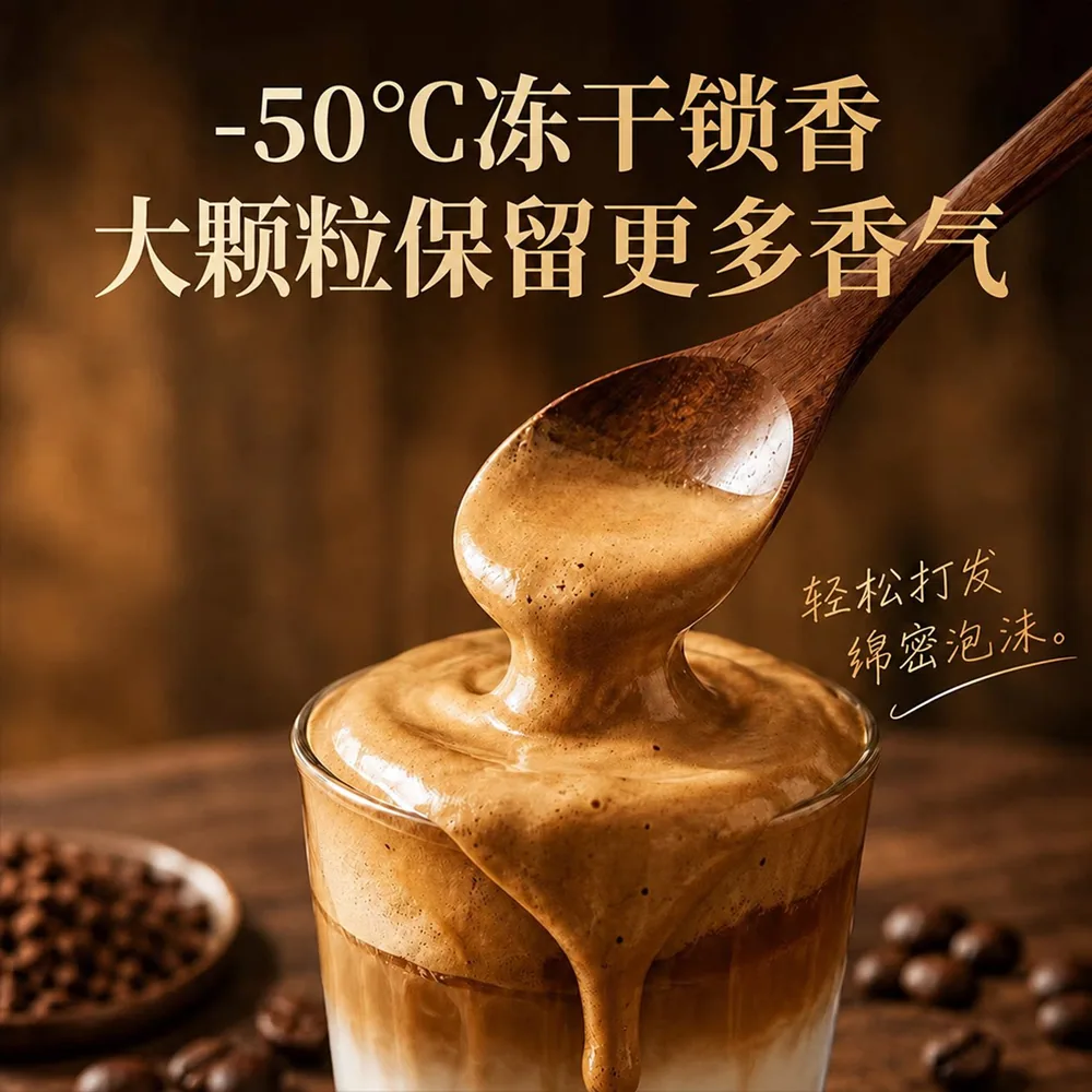 九芝堂进口美式冻干纯黑咖啡100g包装（细节图 1）