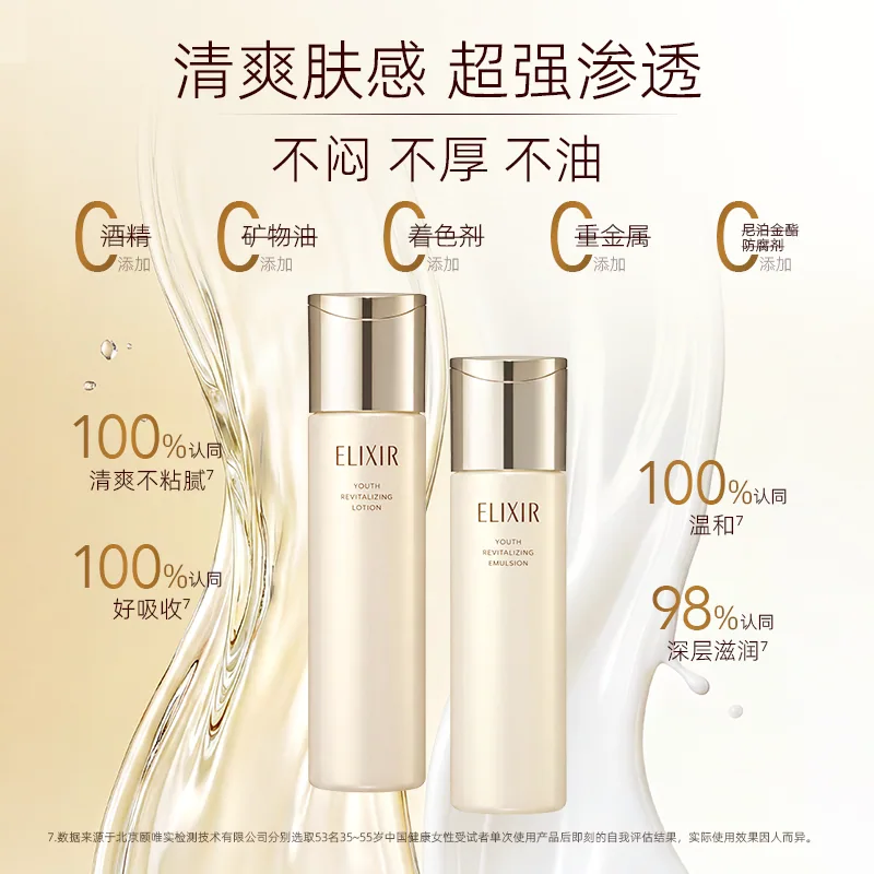 怡丽丝尔黄金水乳保湿抗皱套装