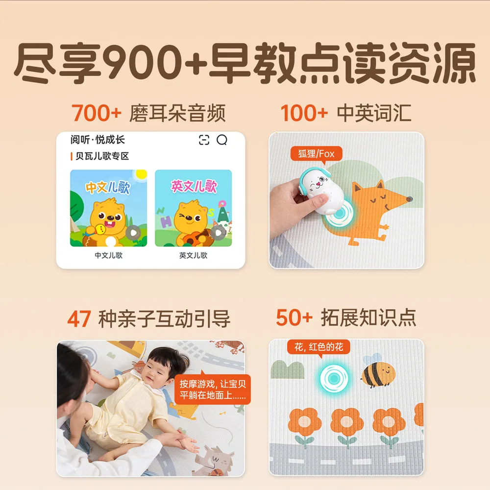 小彼恩点读爬爬垫ixpe加厚款主图（细节图 2）