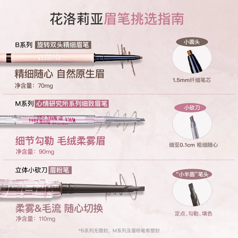 花洛莉亚防水精细眉笔