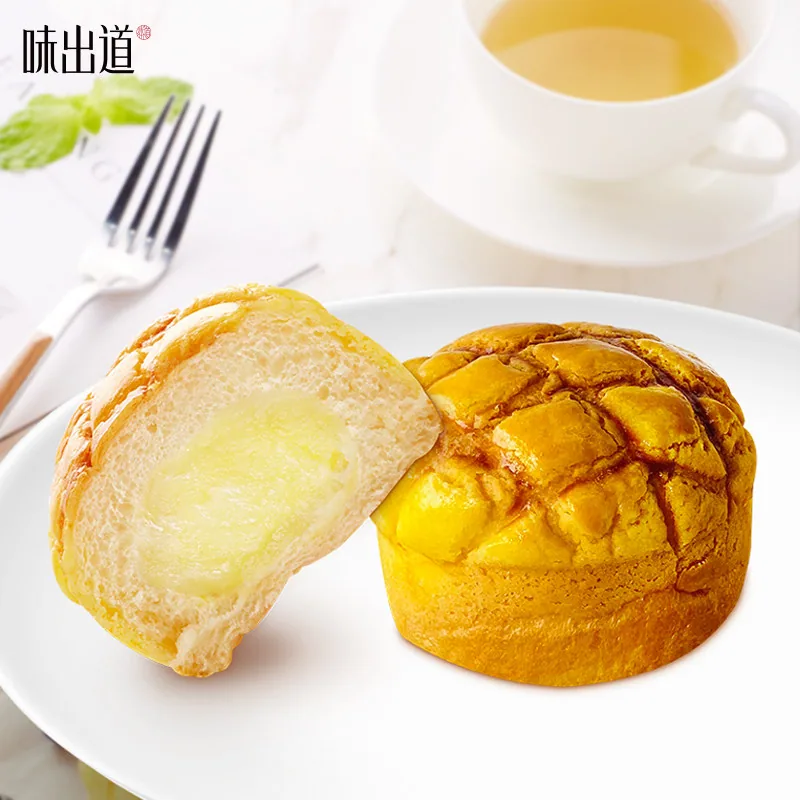 味出道菠萝面包海苔肉松条藜麦面包