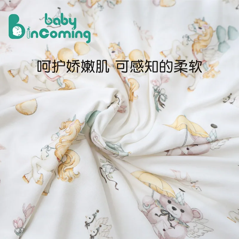 蓓茵可新生婴儿抱被纯棉秋冬款（细节图 1）