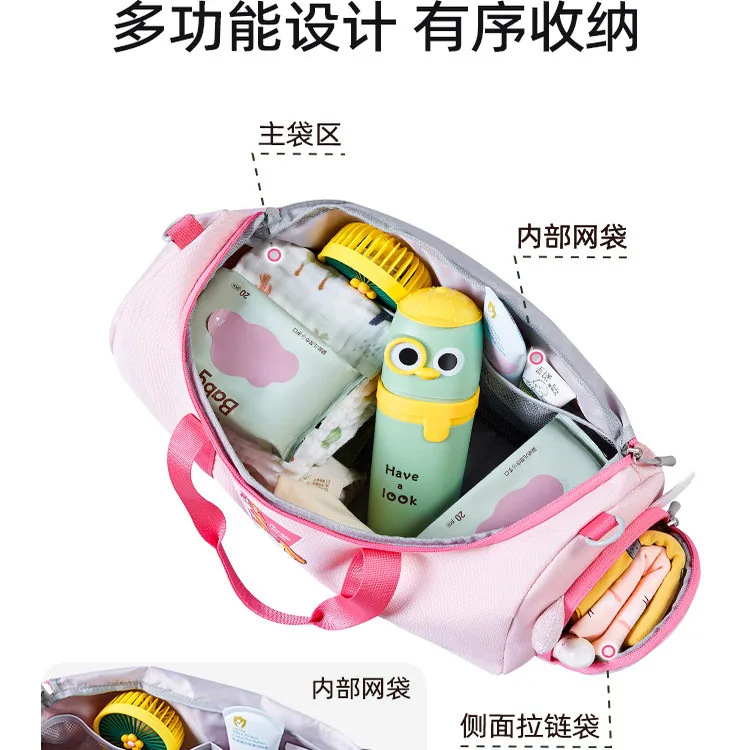 诺狐儿童轻便大容量斜挎旅行包卡通款（细节图 1）