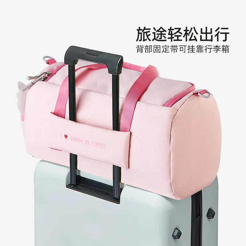 诺狐儿童轻便大容量斜挎旅行包卡通款（细节图 2）