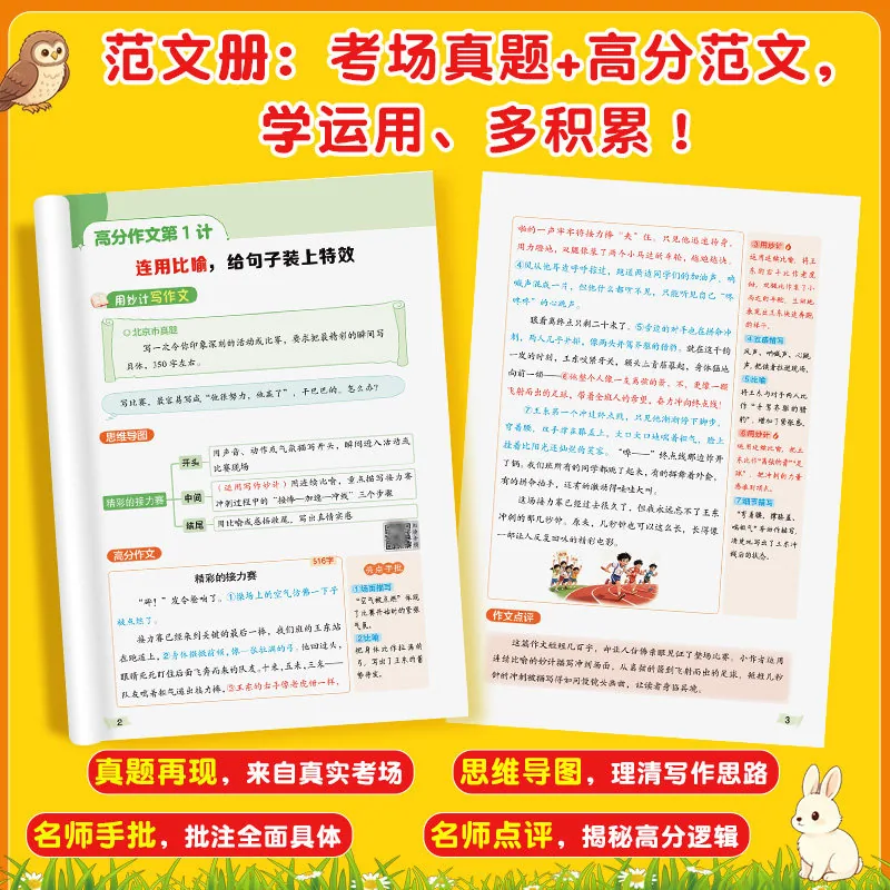 2026新沈石溪作文36计方法篇+范文篇双册套装（细节图 2）