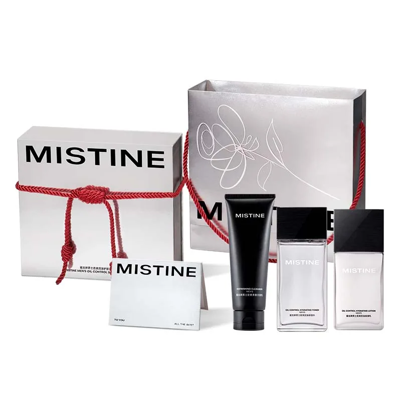 Mistine蜜丝婷男士护肤洁面水乳3件370ml