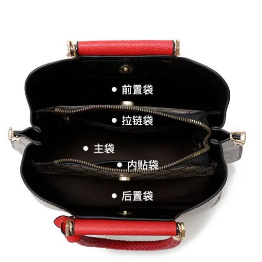 赫本10年香港购真软皮手提斜挎大包（细节图 1）