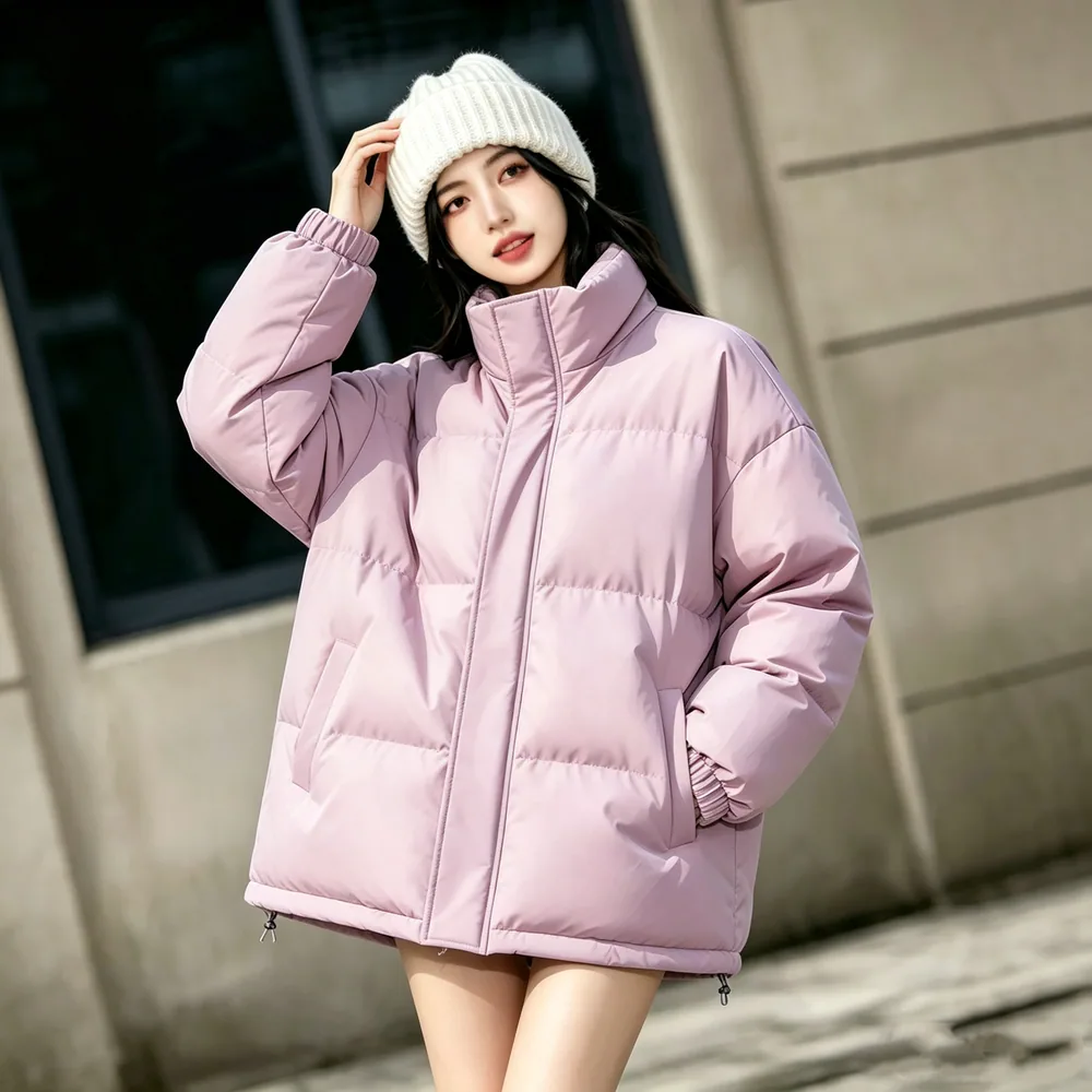 MY冬季情侣款加厚棉服外套男女同款（细节图 2）