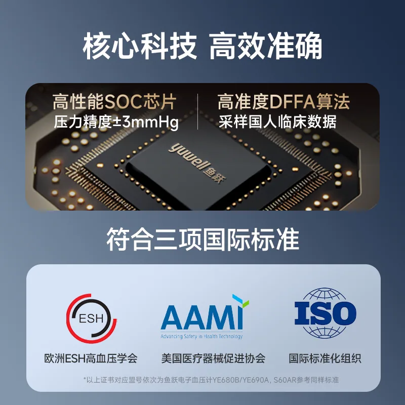 鱼跃电子血压计充电款主机与袖带（细节图 1）