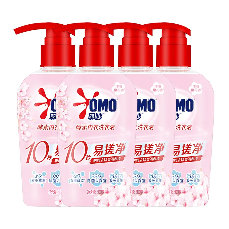 奥妙酵素内衣洗衣液300g×4瓶