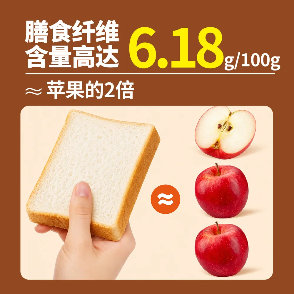 辰欣全麦面包480g