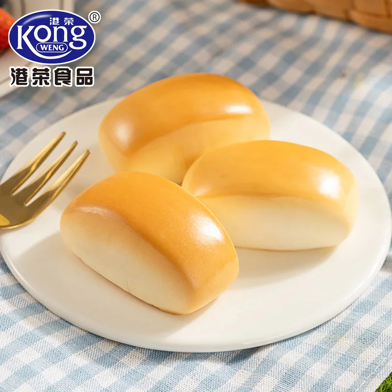 港荣牛奶黄油小馒头肉松面包