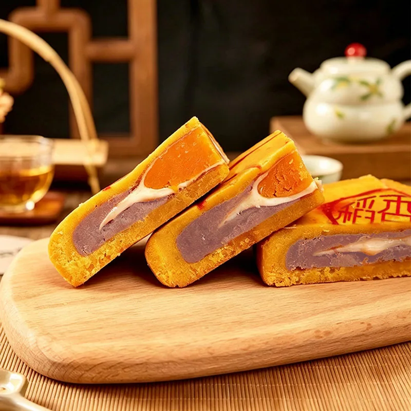 稻香村鸿运礼500g团圆大饼礼盒（细节图 1）