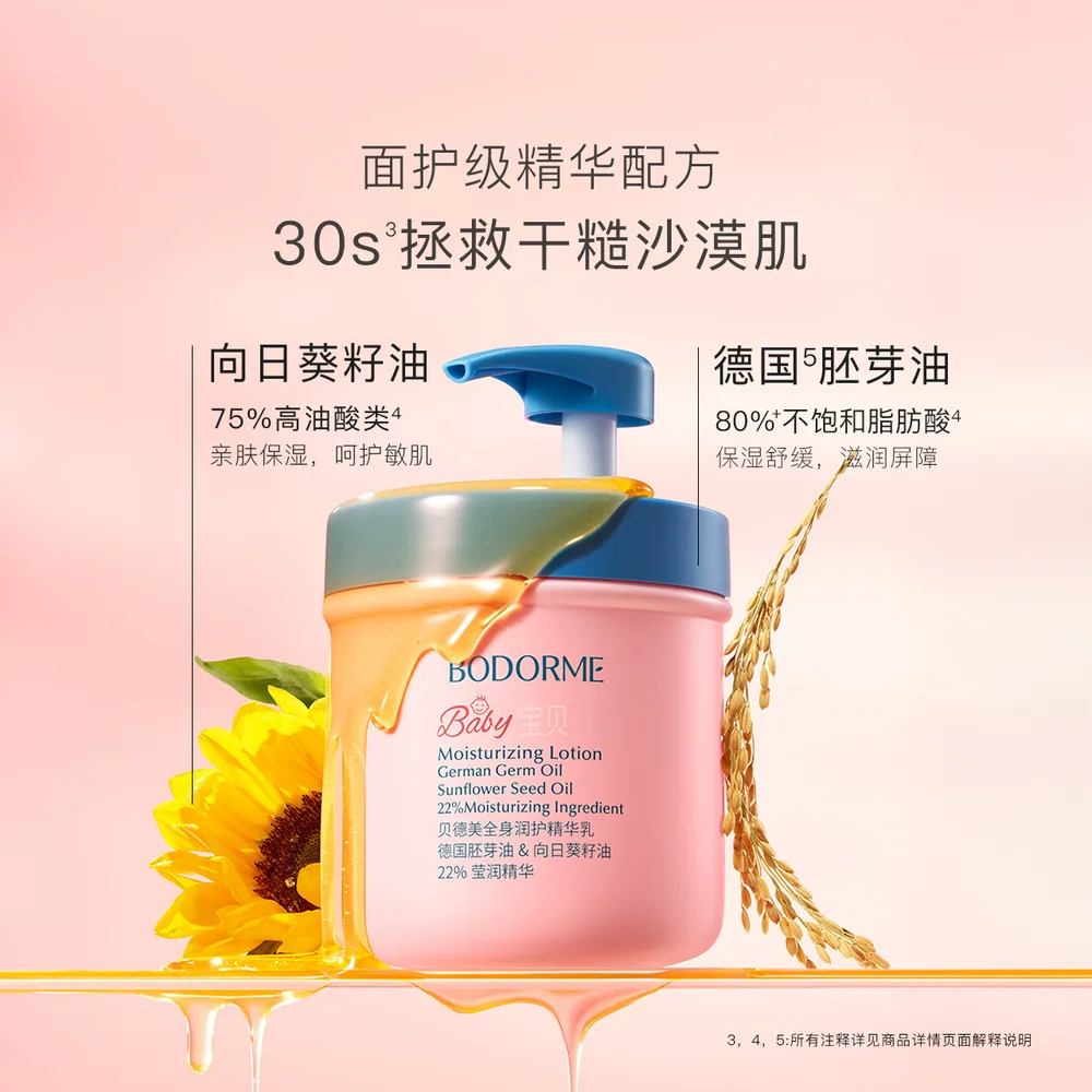 贝德美多效全家霜500g大罐身体乳乳霜（细节图 1）