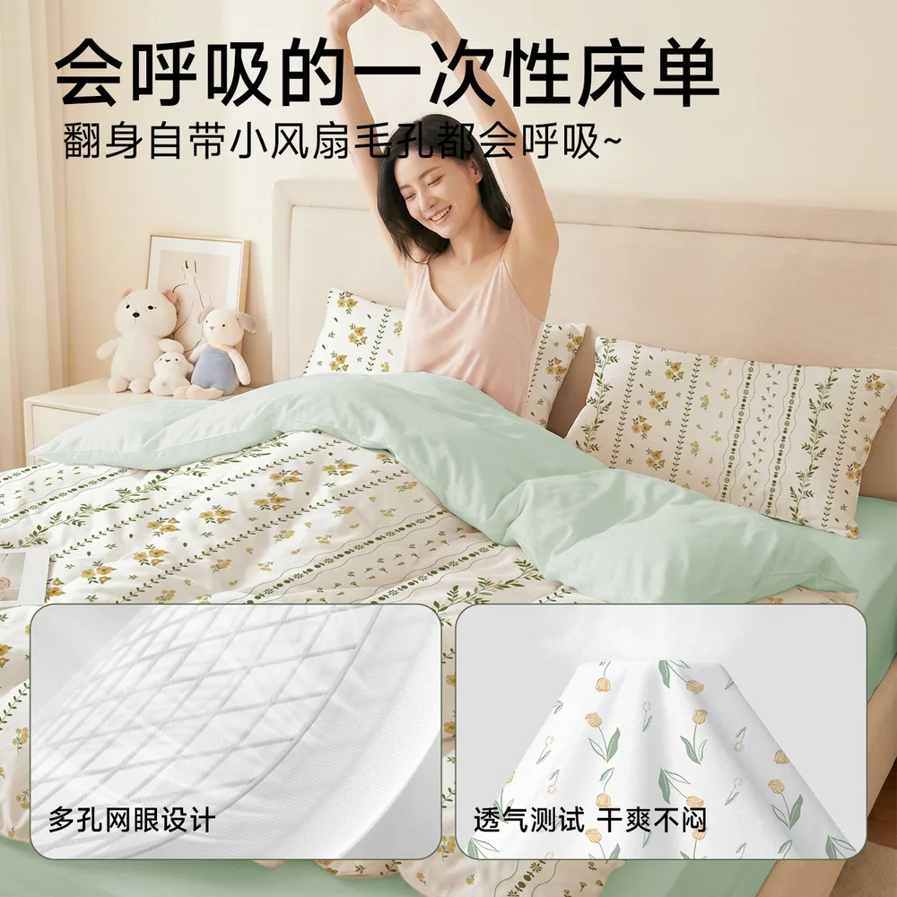 美力城一次性床上三件套便携装（细节图 1）