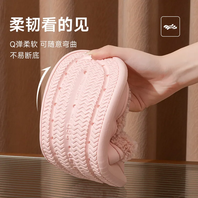 轻臣家居保暖防滑棉拖（细节图 2）