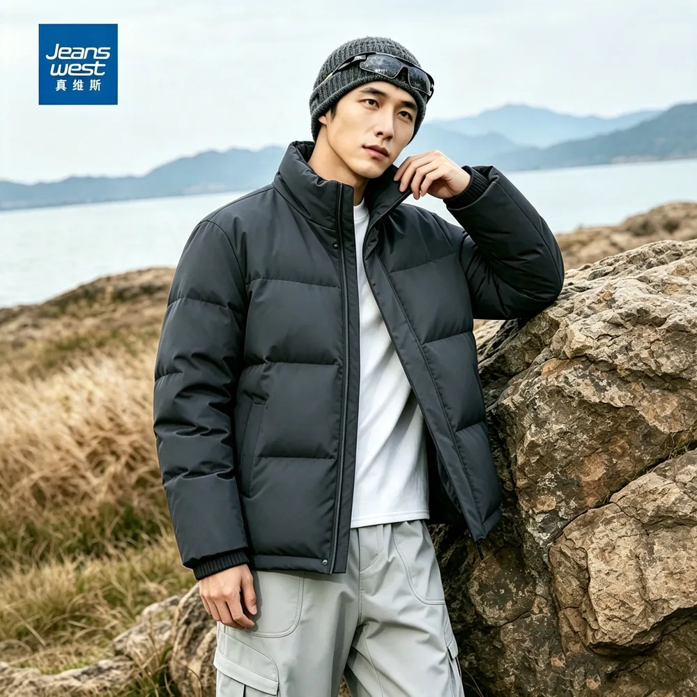 真维斯情侣加厚棉服棉袄（细节图 2）